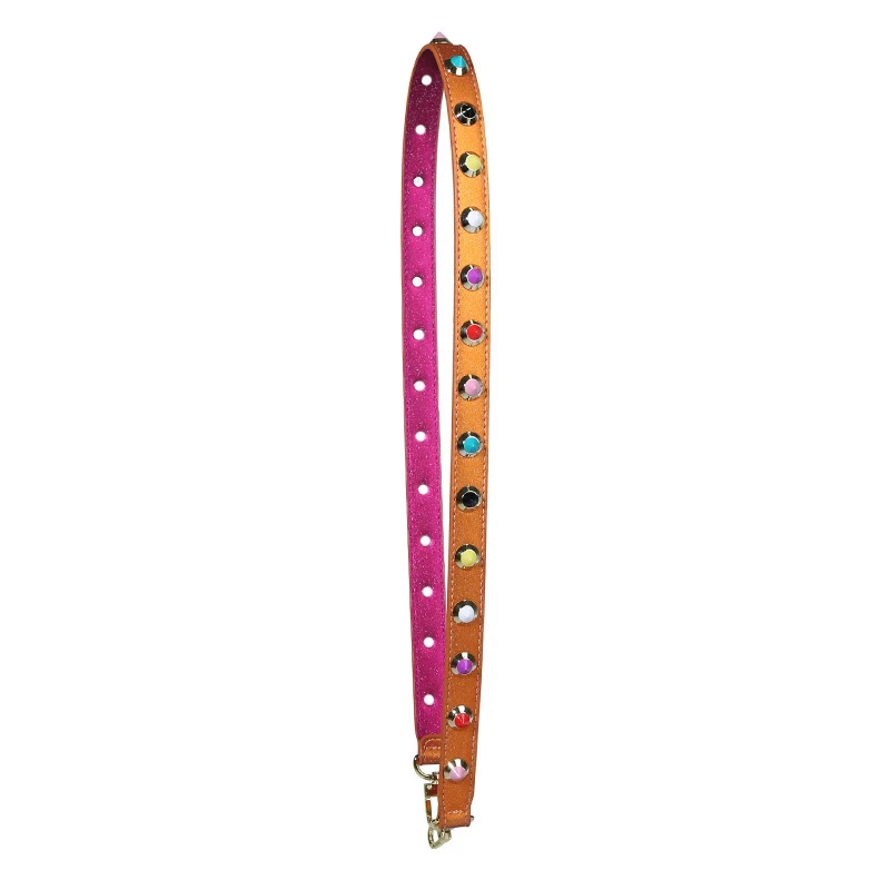 13 Shoulder strap Женская сумка на ремне модный цветной дизайн с заклепками плечевой ремень из искусственной кожи ремни для сумок аксессуары для путешествий через плечо ремешки - Цвет: 13 Shoulder strap