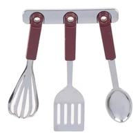 1:12 Doll House Miniature Dollhouse Spoon Shovel Cookware Model Cook Set 1:12 Kitchen Utensils DIY Dollhouse Accessories 2