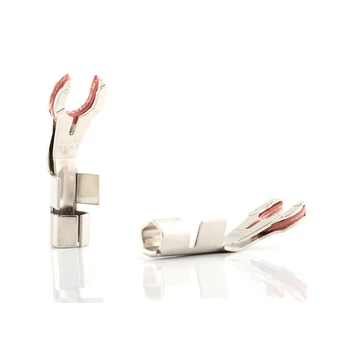 

Preffair hi end audio VB419R audio Y spade plug with heatshrink for hi end audio audio 8TC and 12TC