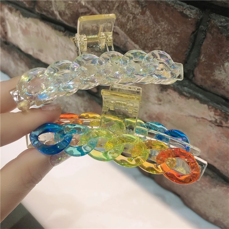 moda banana barrettes um tamanho para todas as cores do arco-íris