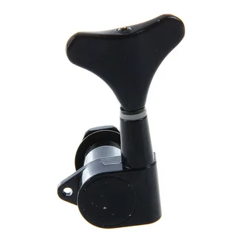 

2 Pairs Black String Tuning Pegs Machine Heads for Electric Bass 2L + 2R