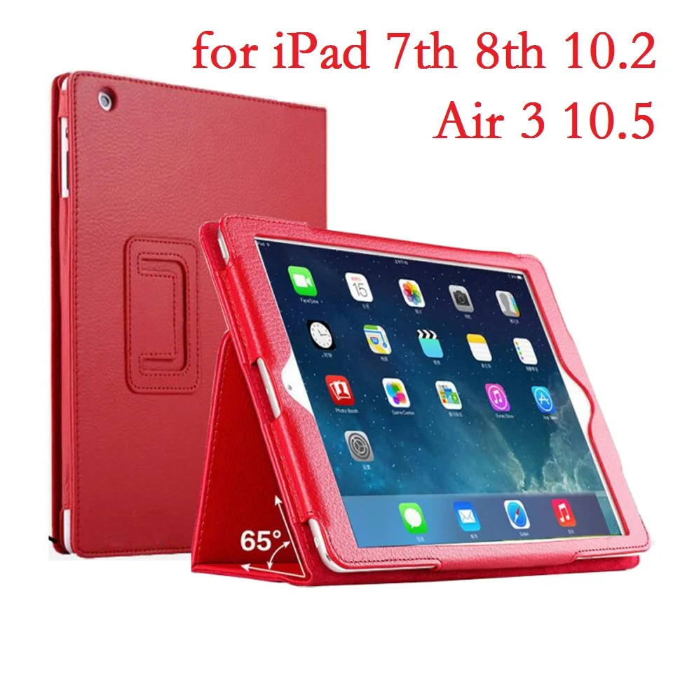 Folio Coque Per Ipad Air 3 10.5 Ipad 7 ° 8 ° 10.2 2019 2020 Custodia Magnetica Smart Auto-Sleep Pu Funda Per Ipad 8 10.2 2020 Custodia