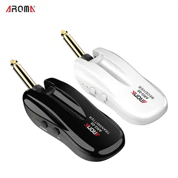 

AROMA ARG-05 Guitar Audio Transmission System Transmitter Receiver Built-in Rechargeable Battery 115 Feet Transmission Distance