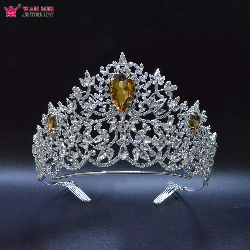 

The 2019 Miss Universe Pageant Crown Tiara Headwear Accessories For Bridal Wedding Fashion Hair Jewelry