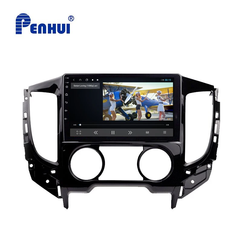 Автомобильный DVD проигрыватель для Mitsubishi L200 Trion Starex (2015 2019) ручной A/C автомобильный