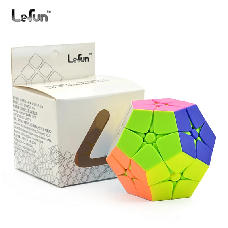 Lefun 2x2x2 Megaminx Скорость Куб lefun 2x2x2 куб додекаэдра Megaminxed 2x2 волшебный куб 12 сторонний куб Magico головоломка игрушки