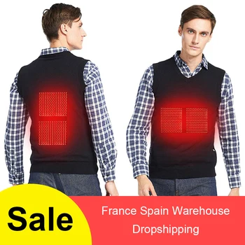 

Winter Heating Vest Washable Usb Charging Heating Sleevless Jacket Travel Heating Vest Outdoor Camping Hiking Golf