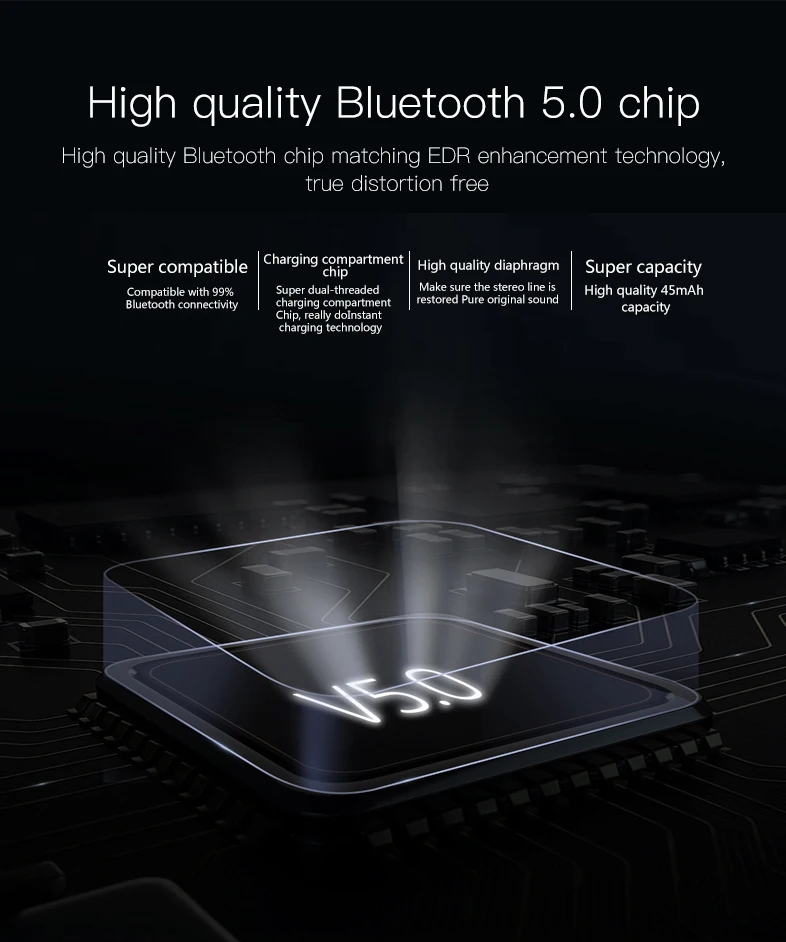 3D музыкальные стереонаушники TWS Bluetooth 5,0 наушники настоящие беспроводные наушники для IPhone Xiaomi гарнитура с двойной микрофон