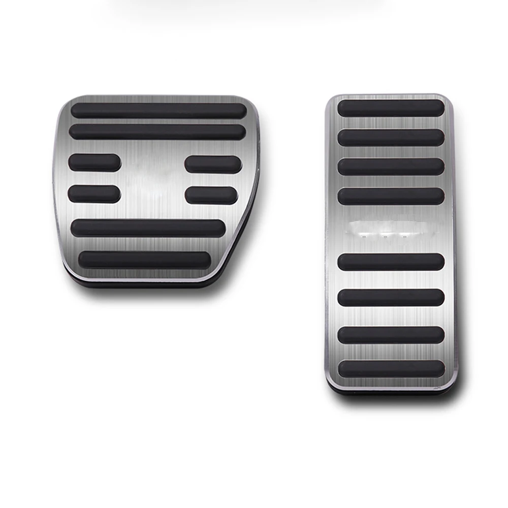 Foot Fuel Cover Aluminum Car Accelerator Pedal Brake For Smart Fortwo 453 451 Forfour 2015 car accessories,car pedals,pedal cover