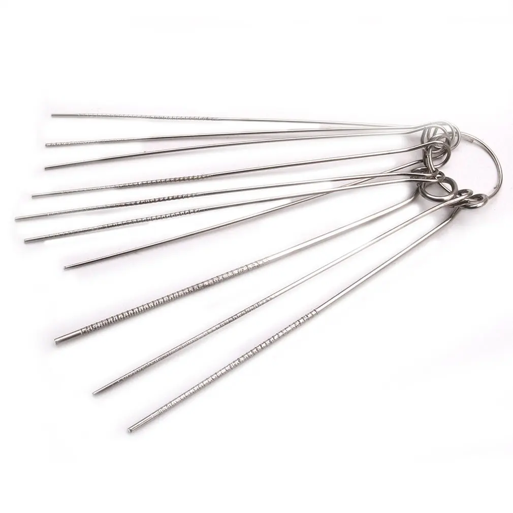 

Portable Size DIY Guitar Repair Tools Guitar Nut Slotting File Saw Rods Slot Filing Set Luthier Replacement Accessory