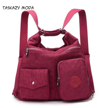 

2020 New Waterproof Women Bag Double Shoulder Bag Designer Handbags High Quality Nylon Female Handbag bolsas sac a main