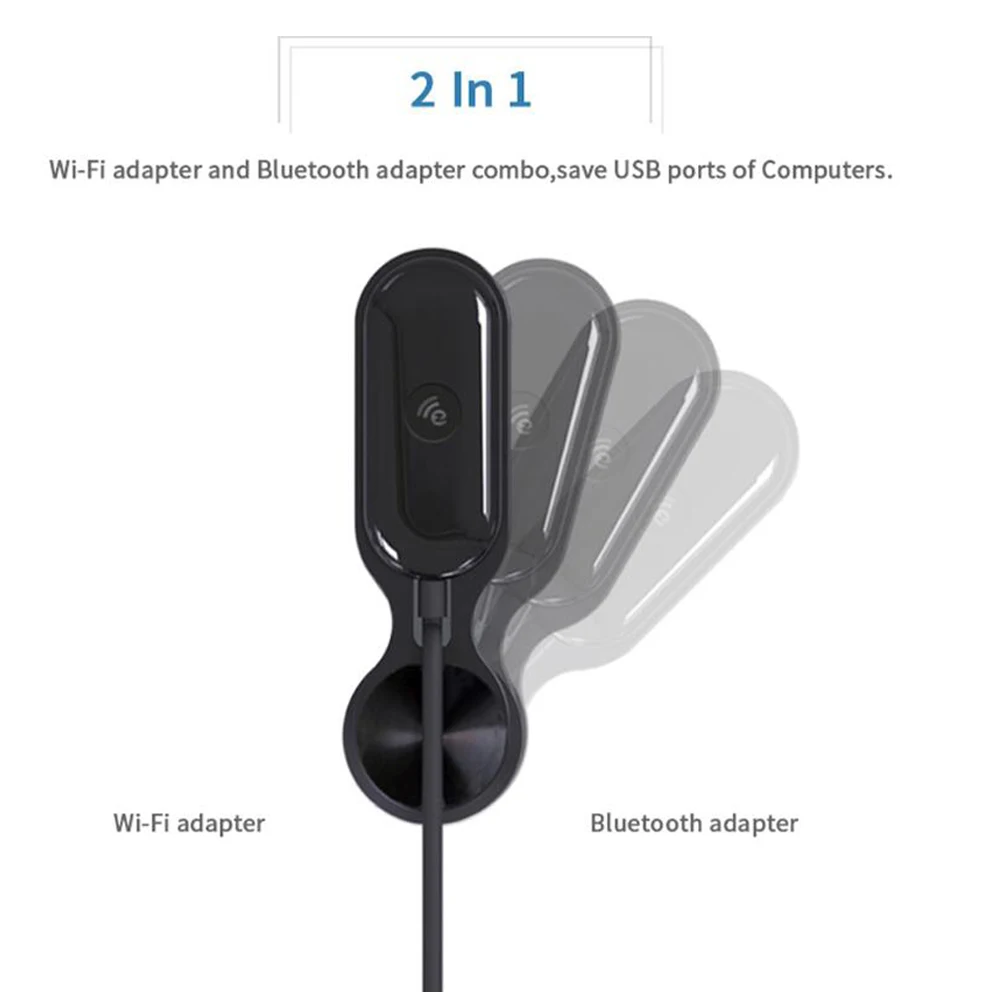 Без драйвера IEEE802.11AC 600 Мбит/с двухдиапазонный беспроводной USB Wifi 5 ГГц адаптер Wifi Bluetooth адаптер Wifi приемник для Windows 10