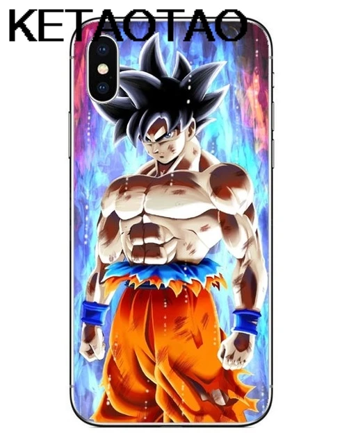 Зеленый Чехол для телефона KETAOTAO Dragon Ball Super Z с рисунком Сон Гоку для iPhone 4S 5C 5S 6 s 7 8 Plus XR XS Max, кристально чистый мягкий чехол из ТПУ - Цвет: Зеленый