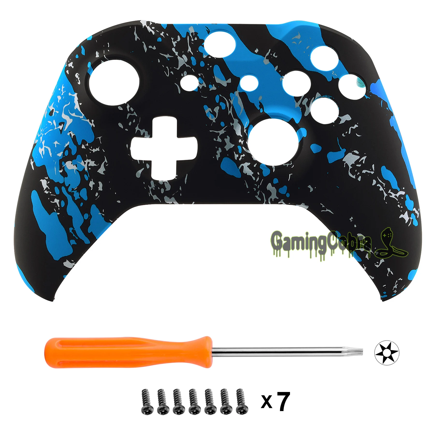 eXtremeRate Evil Circuit Patterned Front Housing Shell Case Faceplate