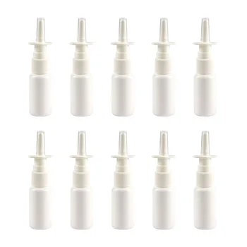 

10pcs 10ml Portable Mini Refillable Spray Bottle Plastic Nasal Sprayer Makeup Tool for Home Travel