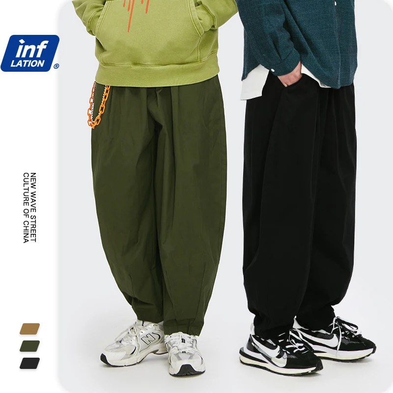 Pantalones Harem Harajuku para ropa de calle, moda de otoño, pantalones holgados para hombres, pantalones casuales con cintura elástica para hombres, 3233W AliExpress Ropa de hombre