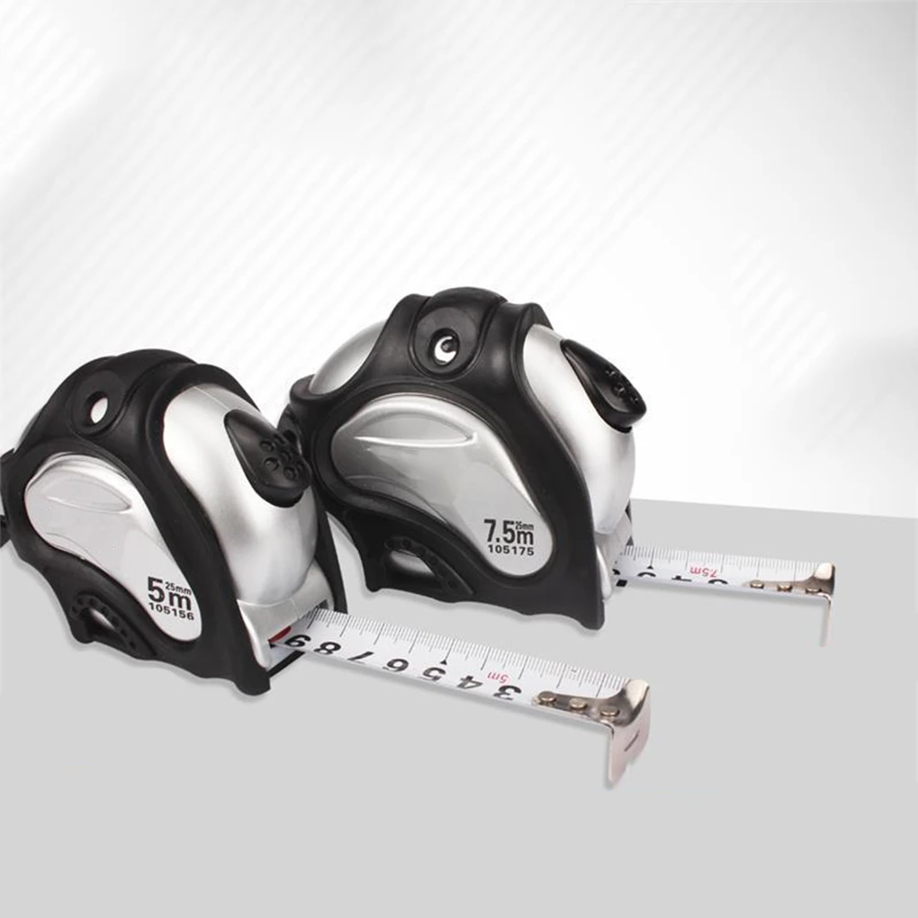

new Stainless Steel Tape Measure 3meter/5m/7.5m Metric Retractable Measuring Tape Self-Locking Tape Ruler