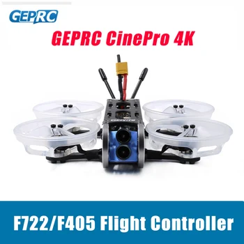 

GEPRC CinePro 4K HD 1200TVL Camera FPV Racing Drone 4S Compatiable & F722/F405 Flight Controller 115mm 48CH 500mW VTX BNF/PNP