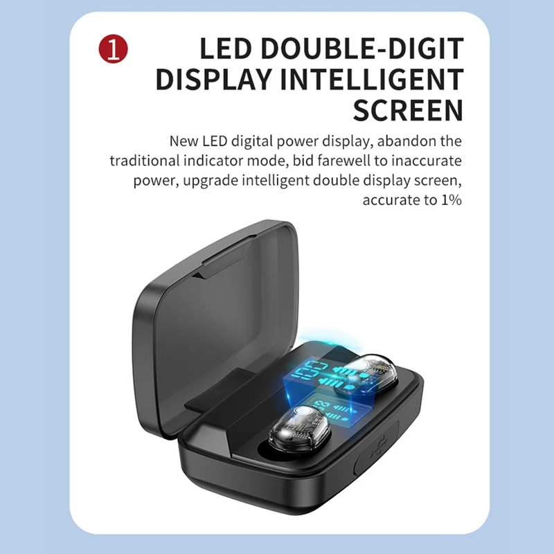 M13C TWS беспроводные наушники Bluetooth 5,0 отпечатков пальцев Сенсорный Стерео IPX5 Водонепроницаемый игровой головной убор с зарядным устройством