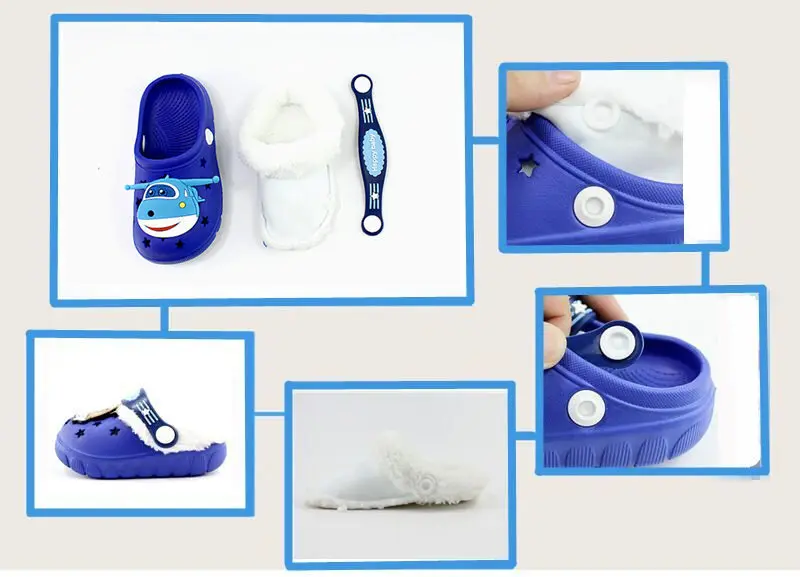 Зимние летние сандалии для детей; обувь Crocs; удобные босоножки; Уличная обувь для малышей; тапочки с героями мультфильмов для девочек и мальчиков; садовая обувь