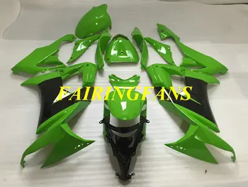 

Injection mold Fairing kit for KAWASAKI Ninja ZX10R 08 09 10 ZX 10R 2008 2009 2010 ABS Green black Fairings bodywork+gifts KU26