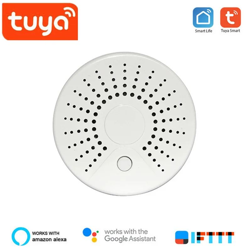 Tuya Wi Fi детектор дыма пожарной сигнализации Smart life App уведомления оповещения с