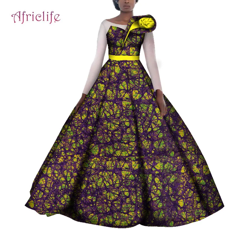 Африканские свадебные платья для женщин хлопковый батик принт Анкары