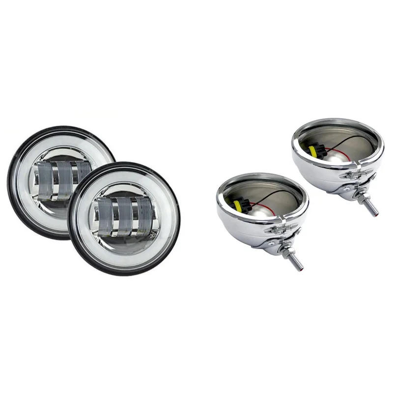 Chrome led fog light1