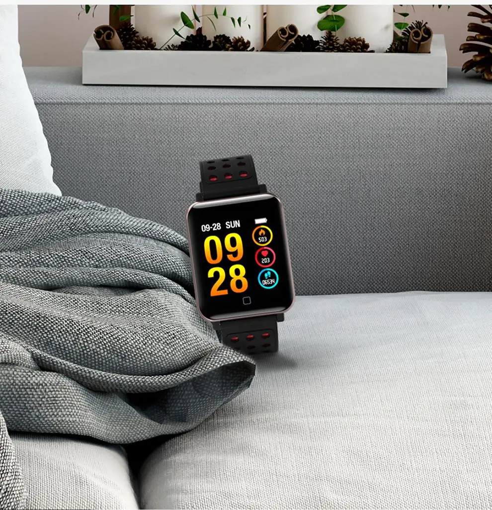 2021 New Blood Pressure Smart Watch Men Heart Rate Sports Watch Pulse Meter Swimming Bracelet Waterproof Bluetooth Clock for Wom
