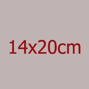 14x20cm 1 шт прозрачный полиэтиленовый пакет для одежды, подарочная упаковка, пластиковый пакет на молнии, фирменный логотип, печать на заказ - Цвет: 14x20cm