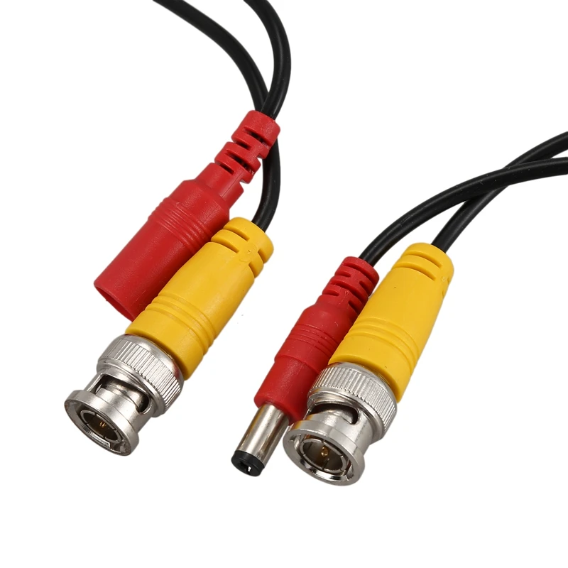 Hot 3C-Extension cable for security camera 20 m video+ power extension cord