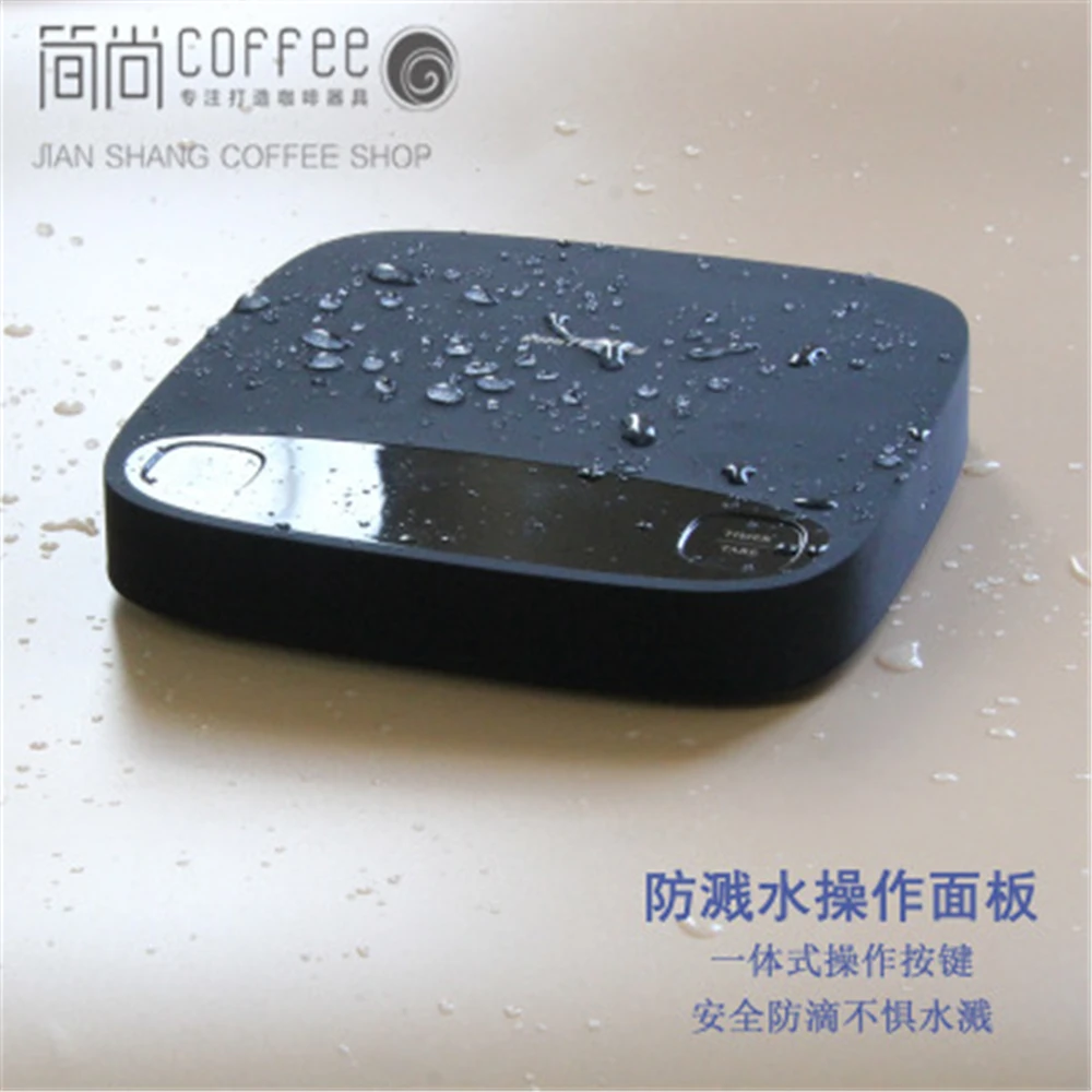 

Coffee Electronic Scale with Timer 2KG/0.1g Rechargeable Hand-Made Espresso Scale Precision USB Household Baking Food Scale LED