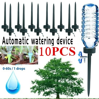 

10x Plant Self Watering Adjustable Stakes Plant Waterer Self Automatic Watering