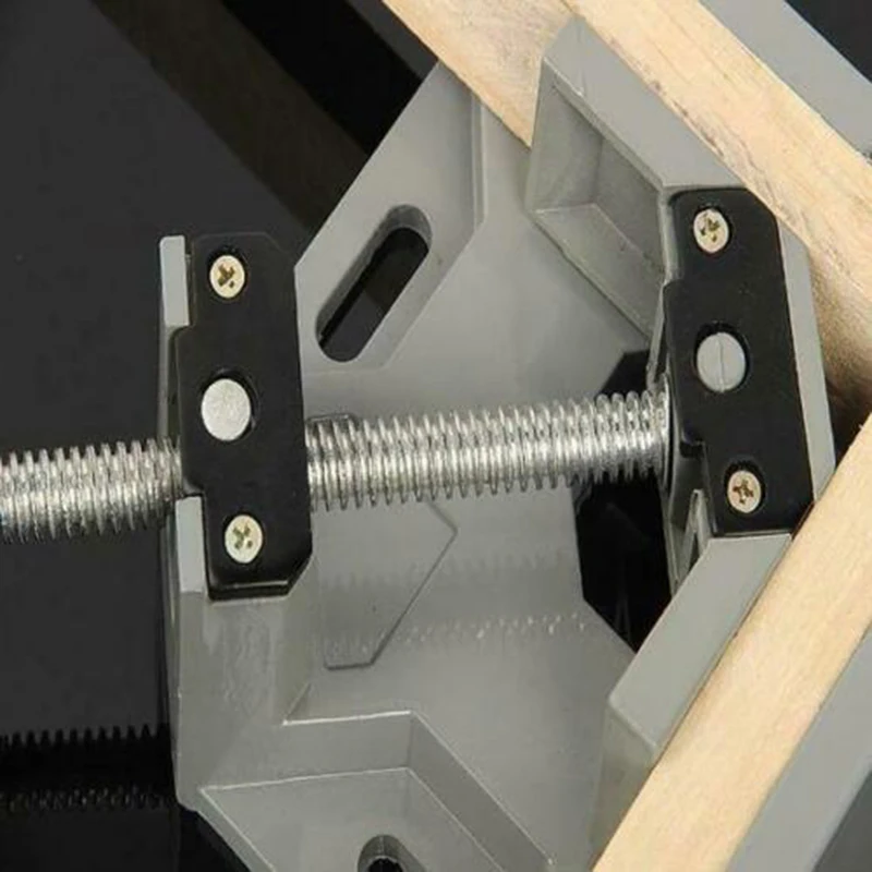 

Aluminum Single Handle 90 Degree Right Angle Clamp Angle Clamp Woodworking