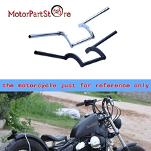 7/" 22 мм сверхмощный стальной Драг руль Z Bars для Yamaha VStar 400 650 1100 1300 Virago Xv 250 535 750 1100 Запчасти для мотоциклов