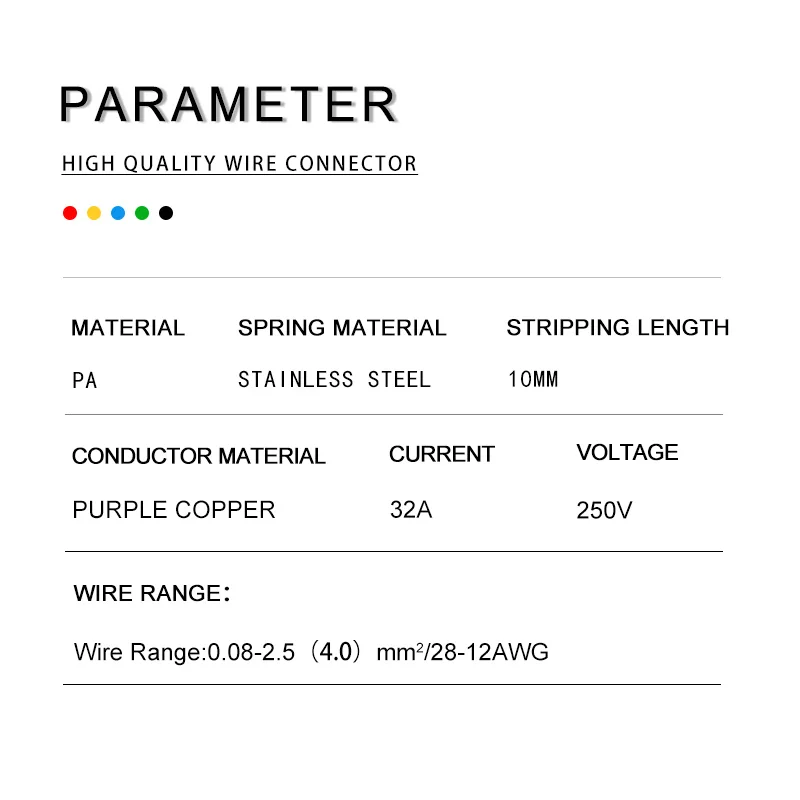 5PCS 1 in multiple out Splitter plug-in Quick Wire Connectors Combined Butt Parallel Terminals With Lever For Junction Box