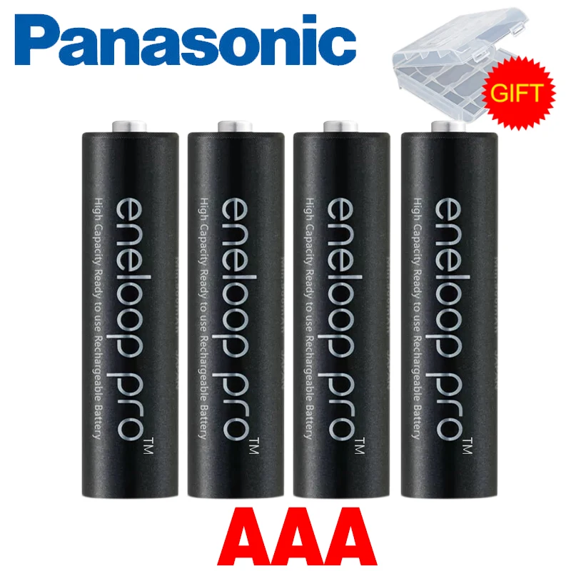 Panasonic Pro 950mAh AAA батарея для игрушка-фонарик для камеры с предзарядкой высокой емкости аккумуляторные батареи