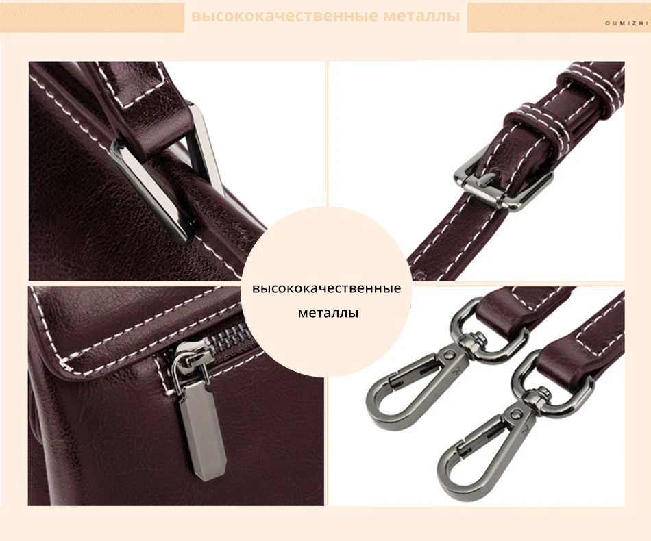 REALER shoulder bag for women vintage messenger bags ladies leather handbag with top handle female retro leisure crossbody bag