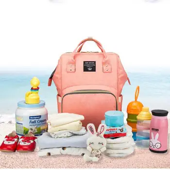 

Large Capacity Mummy Diaper Bags Zipper Mother Travel Backpacks Maternity Handbags Pregnant Women Baby Nappy Nursing Diaper Bags