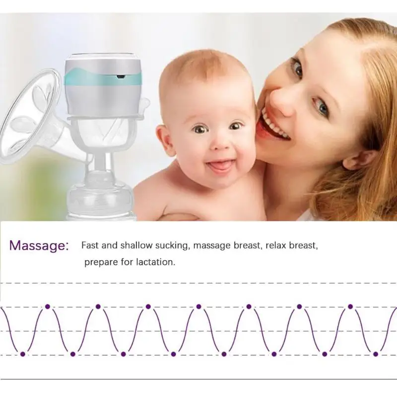 Электрический молокоотсос для доения груди комплект usb зарядка Smart Touch соска массаж всасывания присоска Прочный Удобный товары для беременных