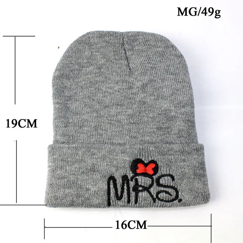 MRS gray Новые детские вязаные шапочки, модные детские шапки для девочек и мальчиков, зимние шапки для мальчиков, теплые вязаные детские шапки для девочек 0-5 лет - Цвет: MRS gray