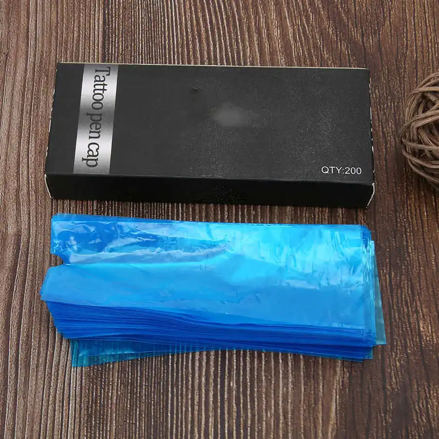 Одноразовые картриджи для тату машинки 200 шт./коркор. чехлы защитный мешок Micoblading