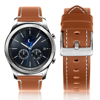 

Strap For Samsung Galaxy Watch Band 22mm High-End Genuine Leather Bracelet Replacement Watch Strap