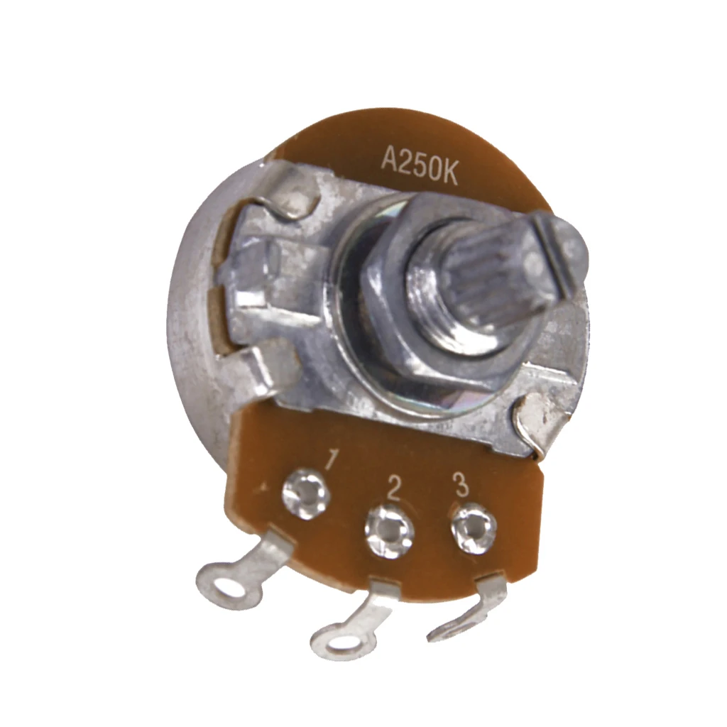 

Audio Taper Potentiometer Mini 250K Volume Guitar Pot Supplies