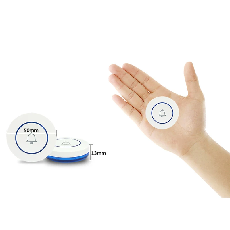 M6 Doorbell Outdoor Button Wireless Doorbell Smart Wifi Doorbell Home Alarm Smart Doorbell Wireless 433 Doorbell