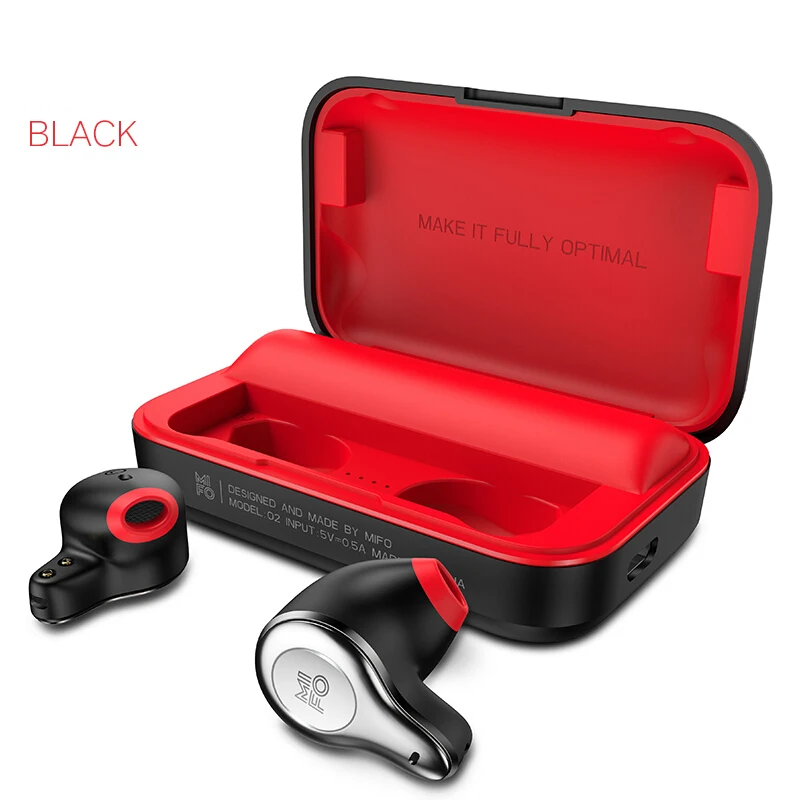 

Mifo O2 Bluetooth 5.0 Earphone IPX5 Waterproof Noise Cancelling Earphone Touch Control True Wireless Sports Earbuds White