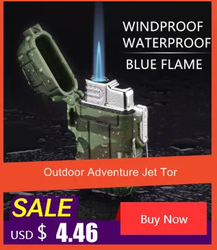 Description Picture 5 of itemMetal Gas Lighter Kitchen Pastry Cooking Turbo Torch Lighter Butane Cigarette Lighters Cigar Smoking Accessories Gadgets for Men