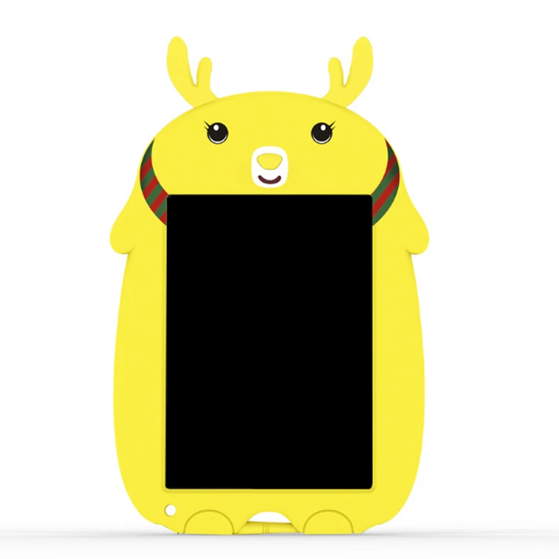 Yellow 8,5 дюймовый ЖК-планшет для детей, рождественский подарок, цветной экран, электронный блокнот для рисования, доска для рисования, планшет для рисования - Цвет: Yellow