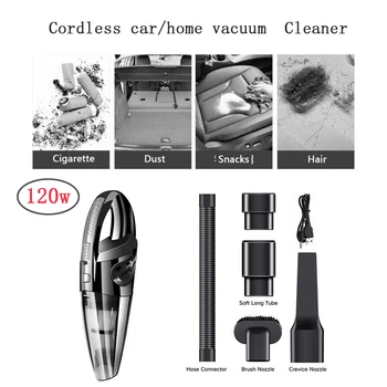 

1pc Wireless Hand Portable Vacuum Cleaner Cordless Car Handheld USB Wet Dry Duster Dirt Collector Vacuum Cleaner Dust Cleaner