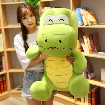 

25/32cm Crocodile standing Section Plush Pillow Mat Plush Crocodile Soft Stuffed Animal Toy Cartoon Plush Dolls Kids Girl Gift